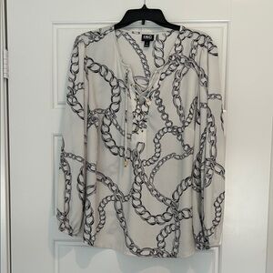 INC International Concepts Monochrome Chain Top